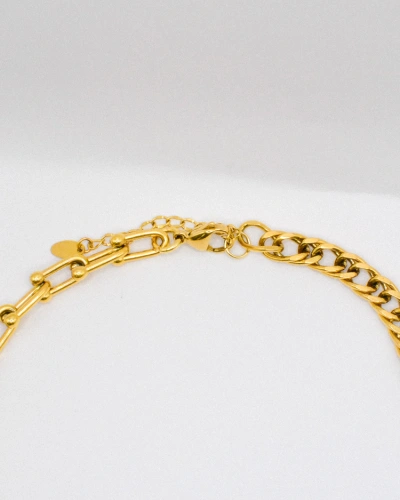 Miniature du produit Collier Papillon Doré en Acier Inoxydable #6