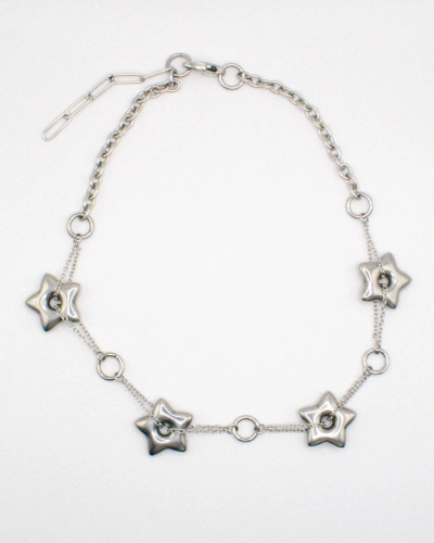 Miniature du produit Collier Ras de Cou Étoiles Argentées #1