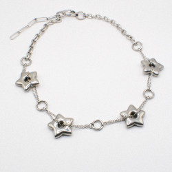 Miniature du produit Collier Ras de Cou Étoiles Argentées #2