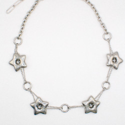 Miniature du produit Collier Ras de Cou Étoiles Argentées #3