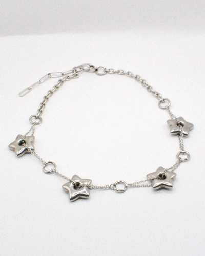 Miniature du produit Collier Ras de Cou Étoiles Argentées #6