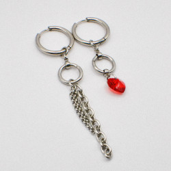 Miniature du produit Boucles d’oreilles asymétriques « Afterparty »  #3