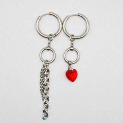 Photo du bijoux : Boucles d’oreilles asymétriques « Afterparty » 