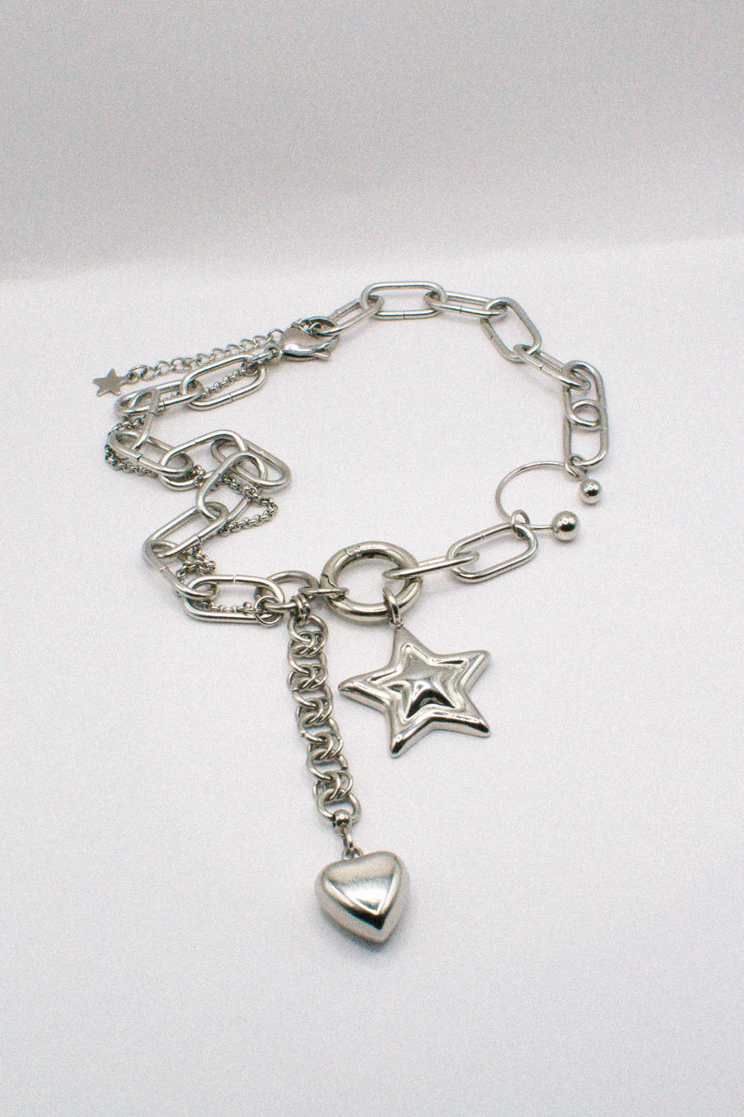 Photo du bijoux :  Collier "Cosmic Drama" - argenté  #1