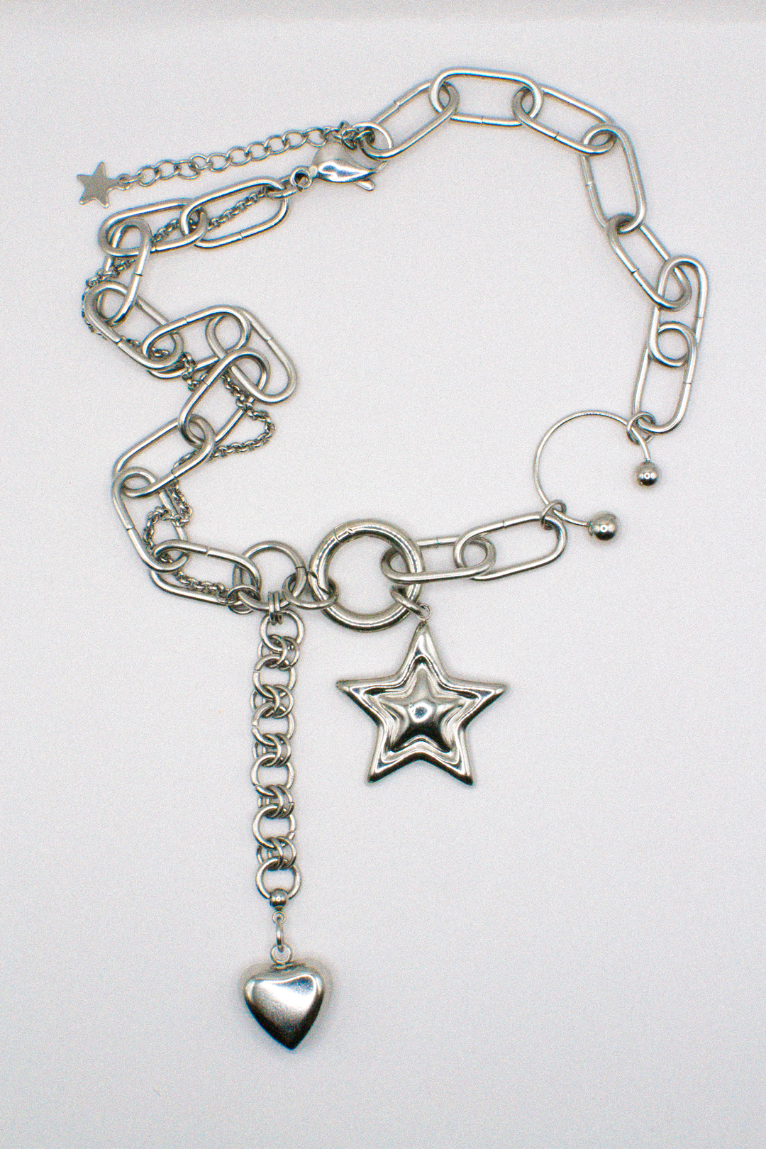 Photo du bijoux :  Collier "Cosmic Drama" - argenté  #2