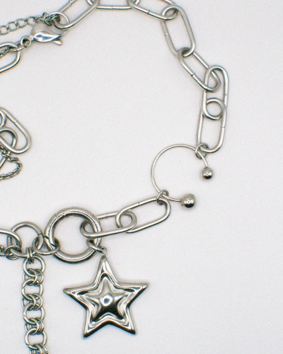 Miniature du produit Collier "Cosmic Drama" - argenté  #4