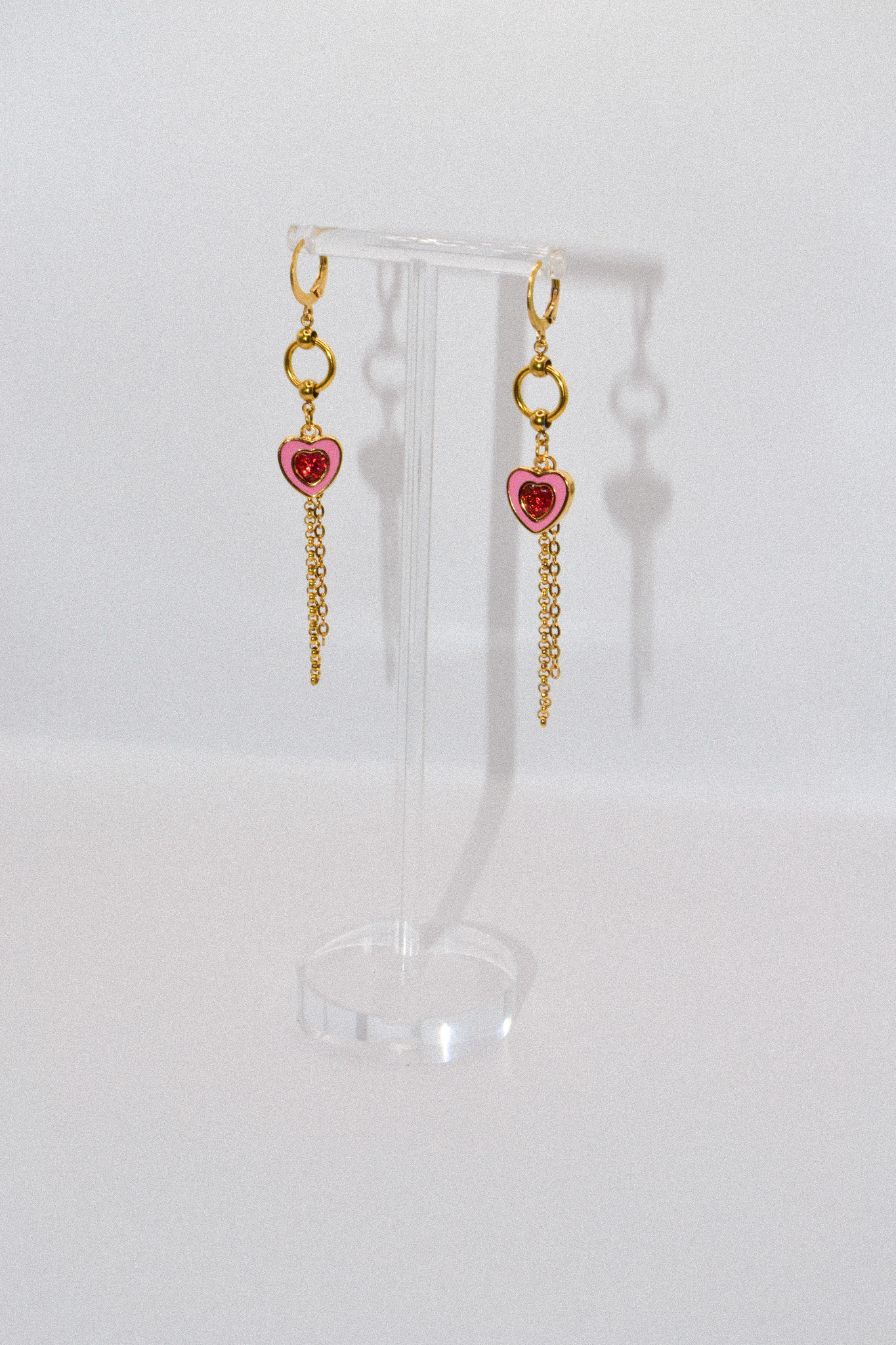 Photo du bijoux :  Boucles d'oreilles "Cupid’s Off Duty" - acier inoxydable doré #5