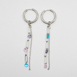 Miniature du produit Boucles d'oreilles "Electric Tears" - acier inoxydable  #3