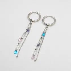 Miniature du produit Boucles d'oreilles "Electric Tears" - acier inoxydable  #4