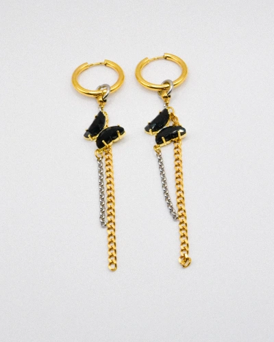 Miniature du produit Boucles d'oreilles "Black Venom" - acier inoxydable #4