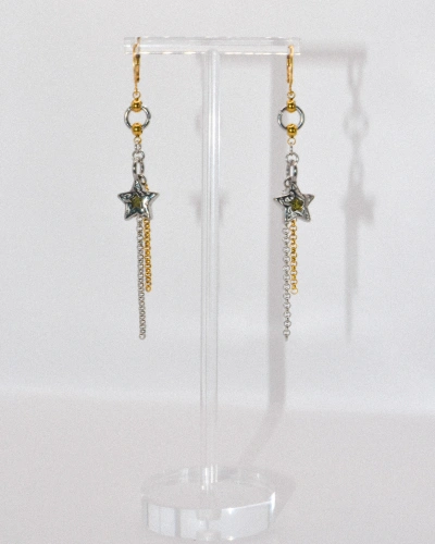 Miniature du produit Boucles d'oreilles "Out of Orbit" - acier inoxydable doré et argenté #2