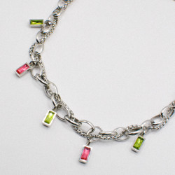 Miniature du produit Collier "Acid Dream" - acier inoxydable argenté #3