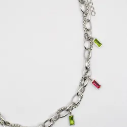 Miniature du produit Collier "Acid Dream" - acier inoxydable argenté #5