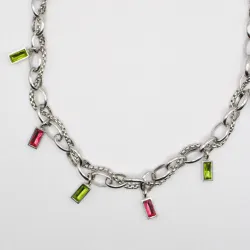 Miniature du produit Collier "Acid Dream" - acier inoxydable argenté #6