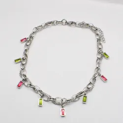 Miniature du produit Collier "Acid Dream" - acier inoxydable argenté #7