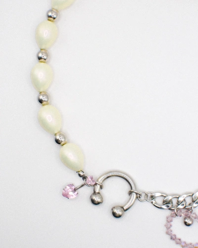 Miniature du produit Collier "Angel Chain" - Acier inoxydable - Pièce unique - Perles upcyclées #4